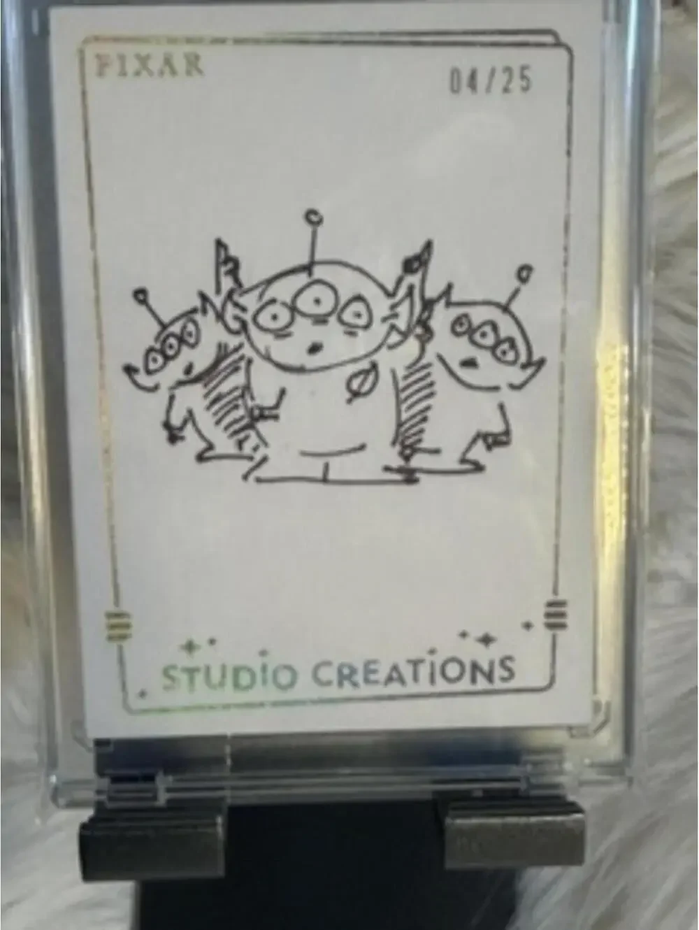 4/25 2025 Topps Toy Story Original Sketch Card Studio Creations By Andrew Staton